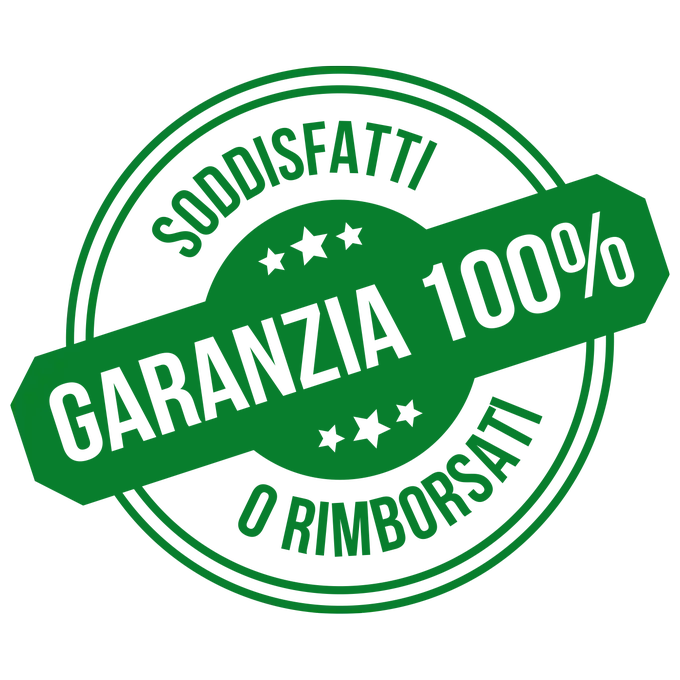 100x100 Garanzia Soddisfatti O Rimborsati Logo Green